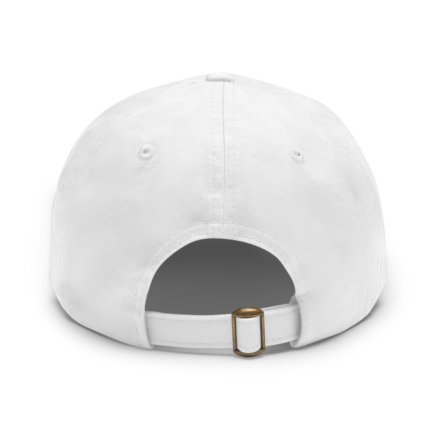 Stylish Dad Hat with Leather Patch - Clear Vision