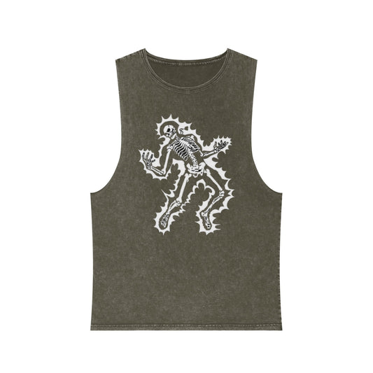 Unisex Stonewash Tank Top