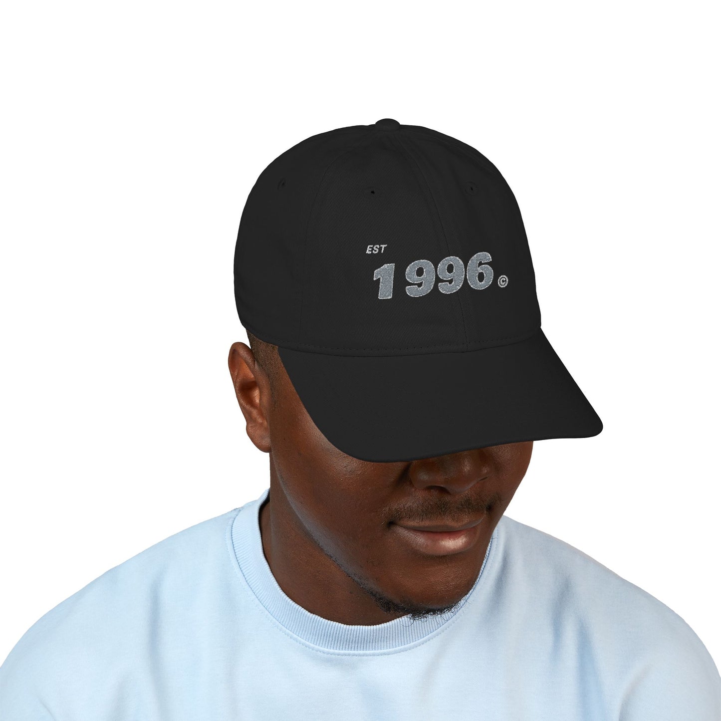 Embroidered 1996 Organic Baseball Cap