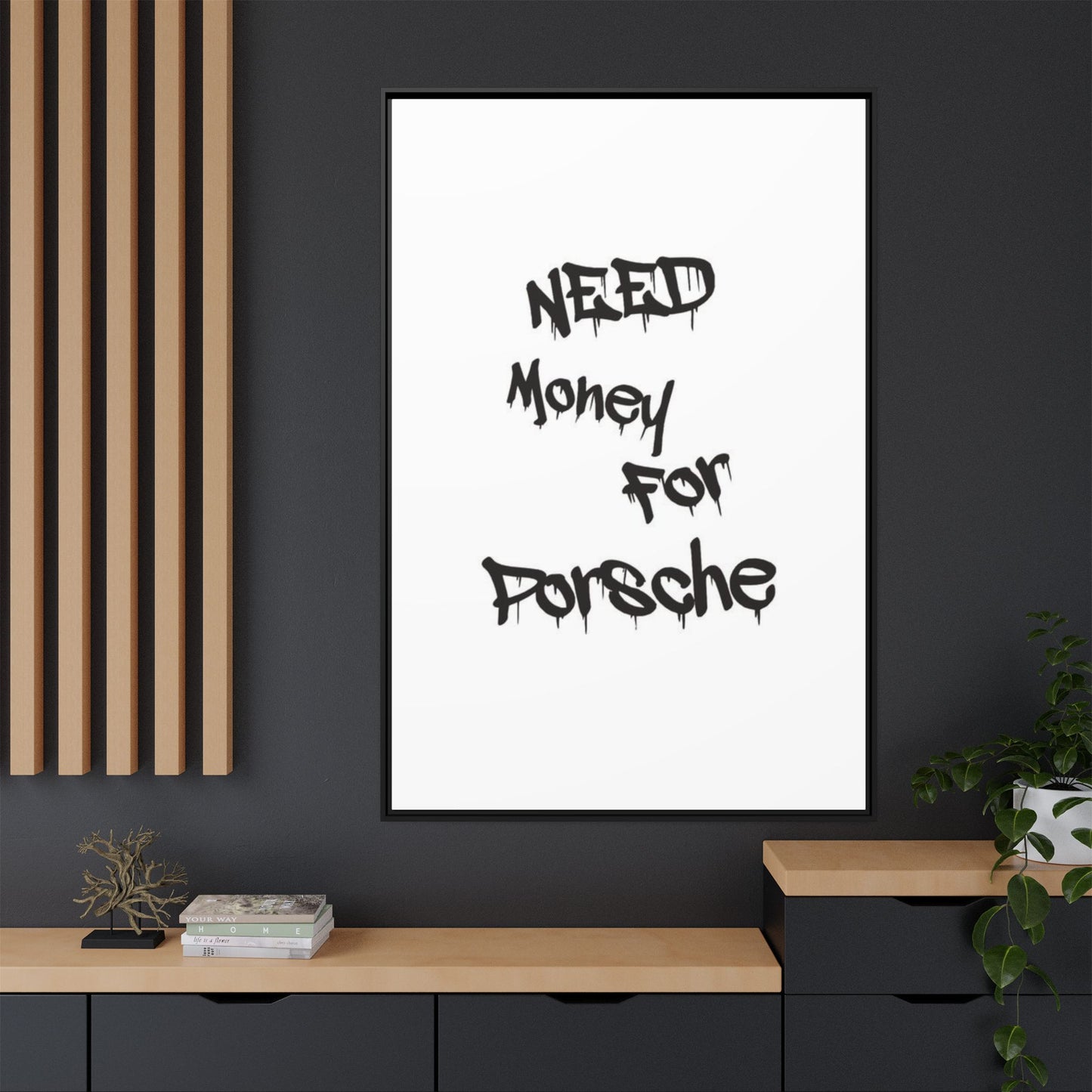 Matte Canvas, Framed (Multi-color)