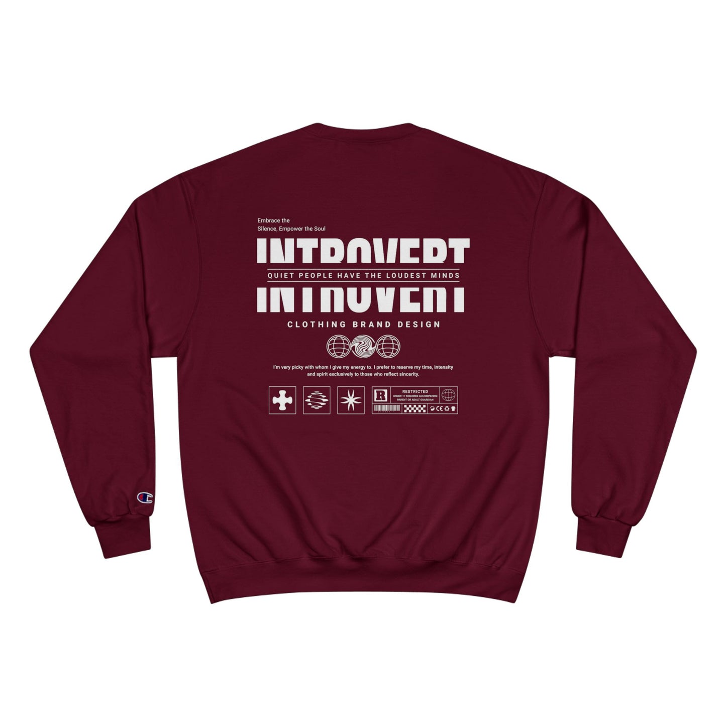 Introvert Champion Sweatshirt - Cozy & Motivational Gear for Quiet Souls