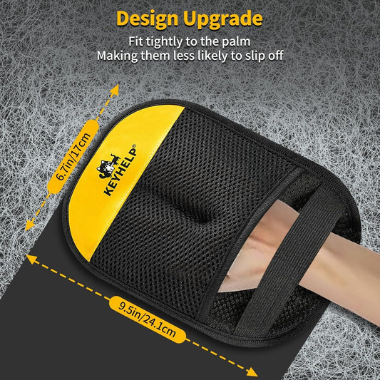 2PCS Pet Hair Removal Glove for Dogs & Cats, Newly Upgraded Reusable Electrostatic Pet Hair Gloves, Pet Hair Remover Tool for Clothing, Couch, Carpet, Car Seat