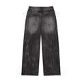 Men’s Vintage Wash Wide Leg Jeans