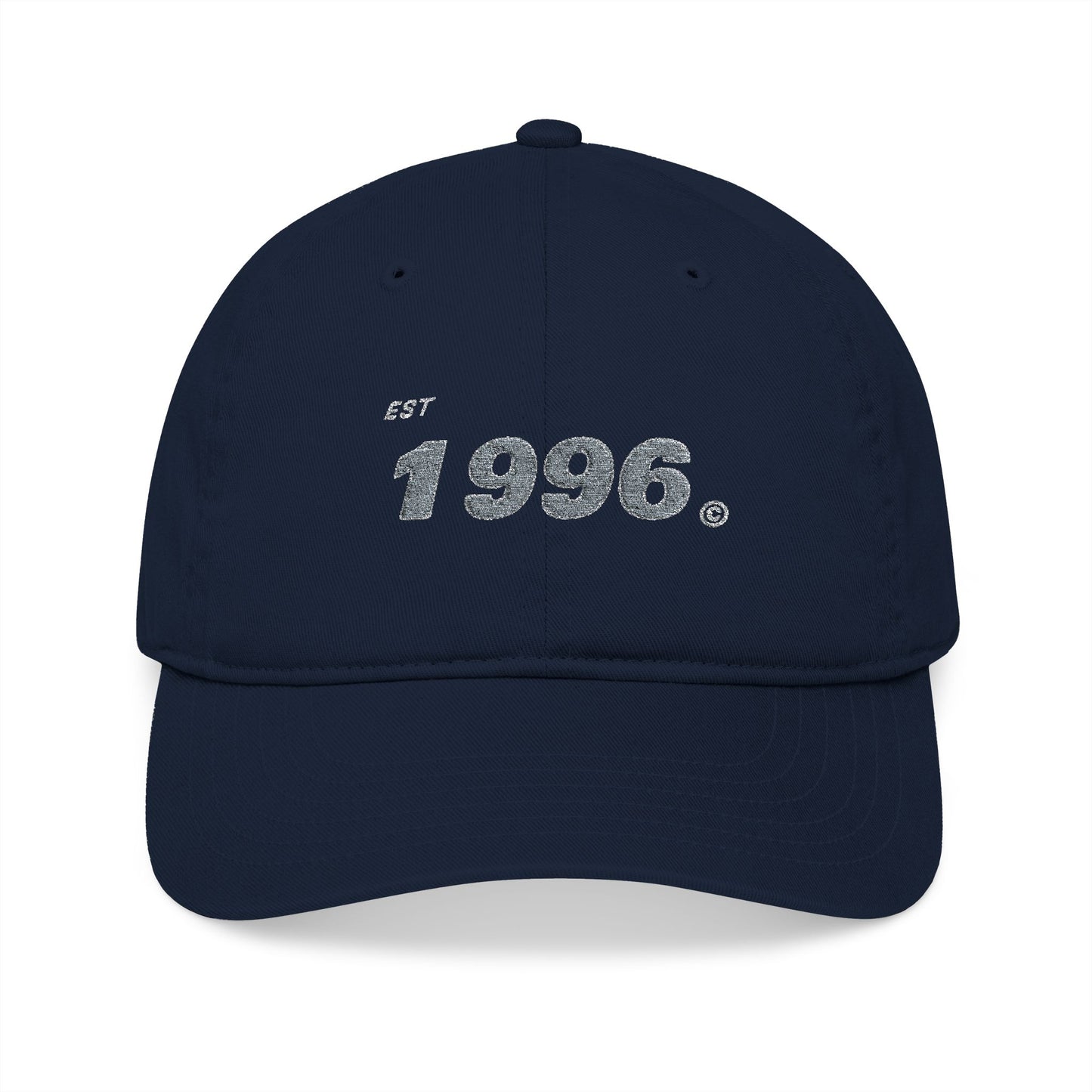 Embroidered 1996 Organic Baseball Cap