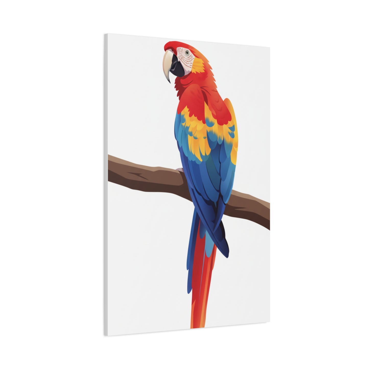 Parrot Matte Canvas, Stretched, 1.25"