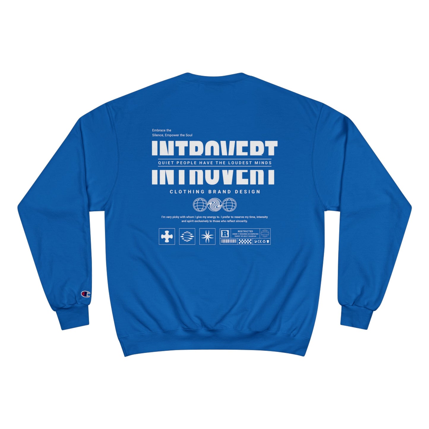 Introvert Champion Sweatshirt - Cozy & Motivational Gear for Quiet Souls