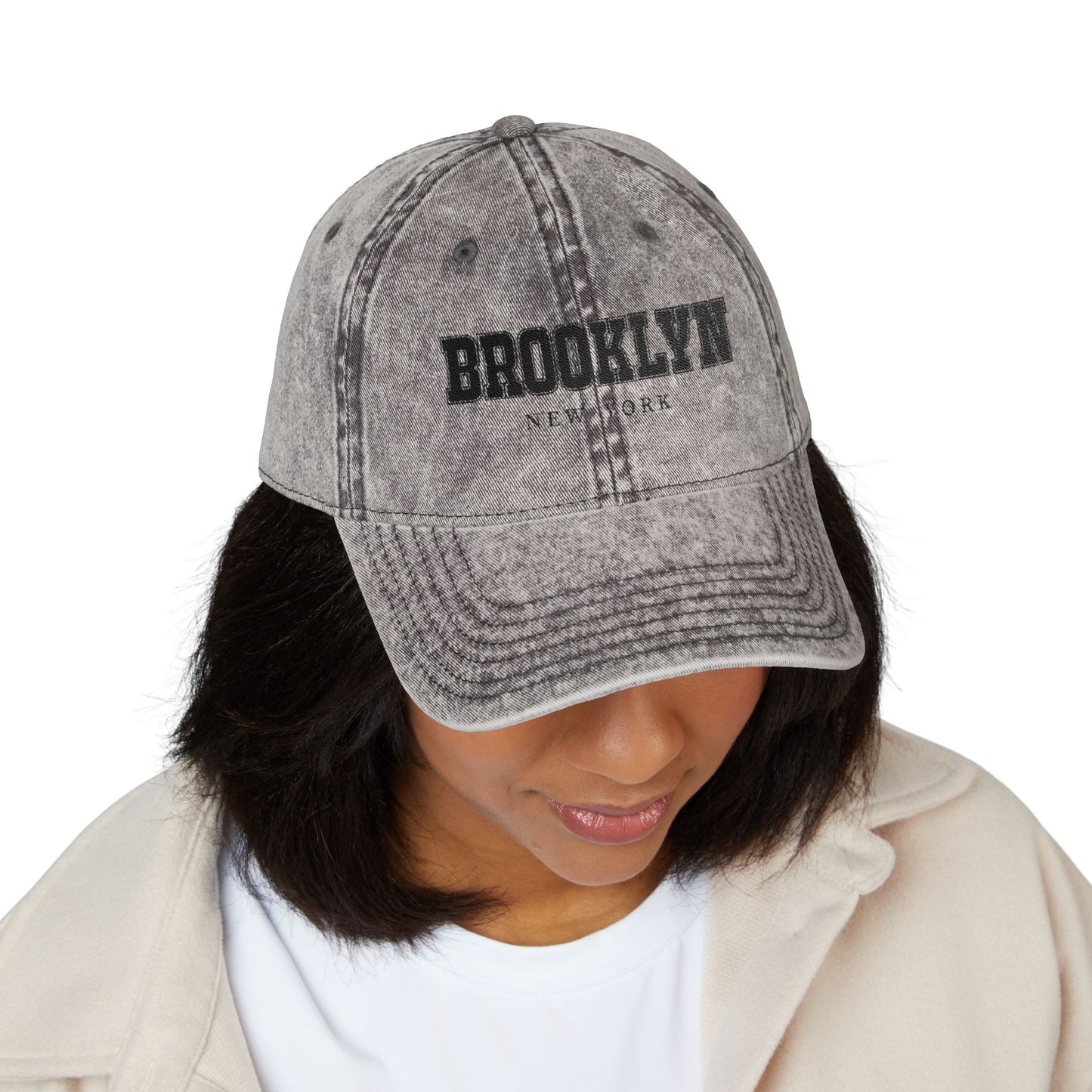 Vintage Brooklyn Embroidered Cap