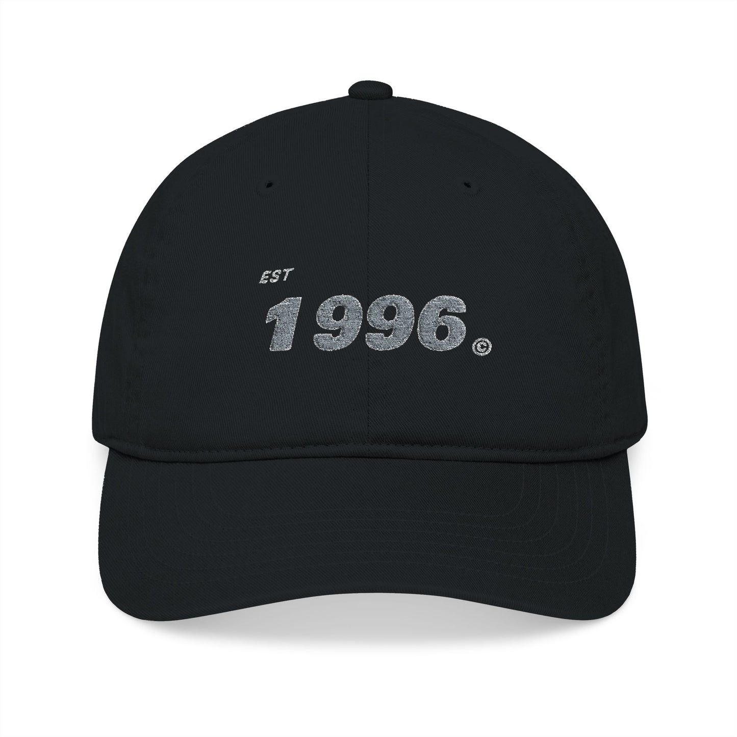 Embroidered 1996 Organic Baseball Cap