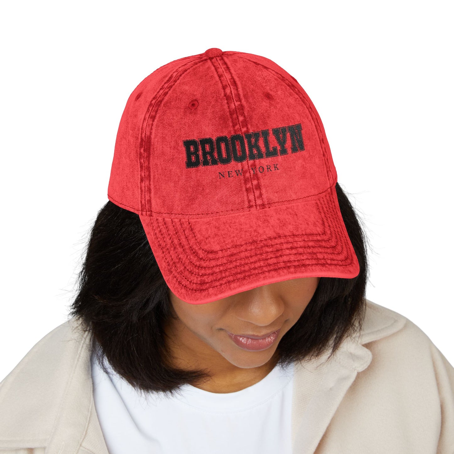 Vintage Brooklyn Embroidered Cap