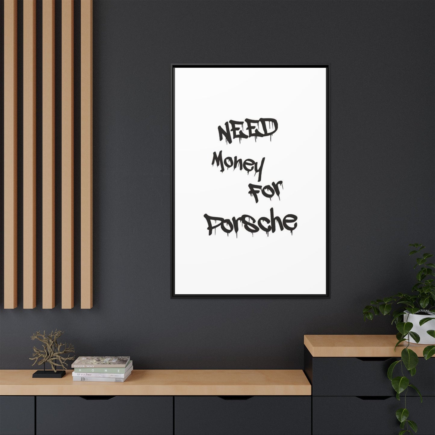 Matte Canvas, Framed (Multi-color)