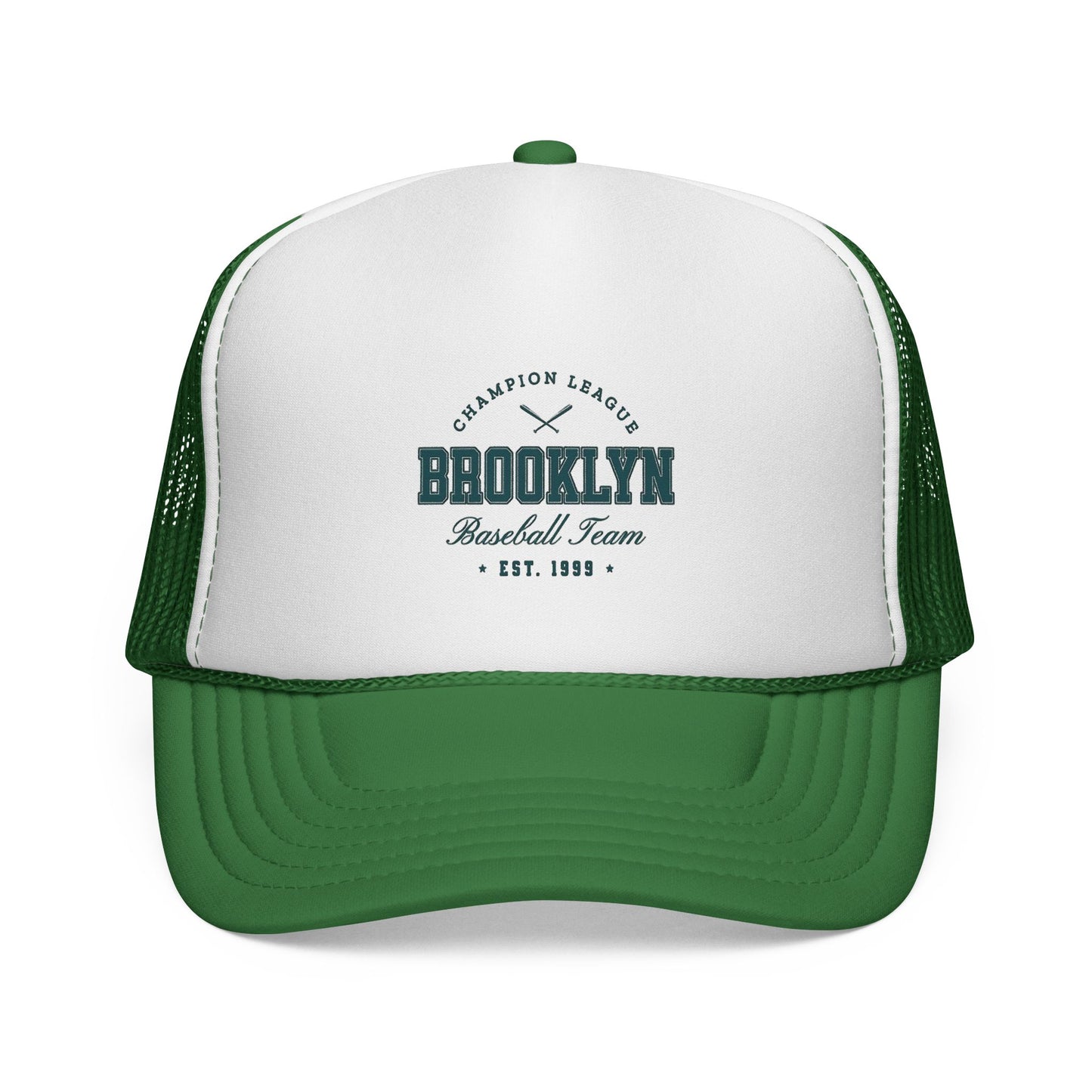 Brooklyn Baseball Trucker Cap - Vintage Style Adjustable Hat