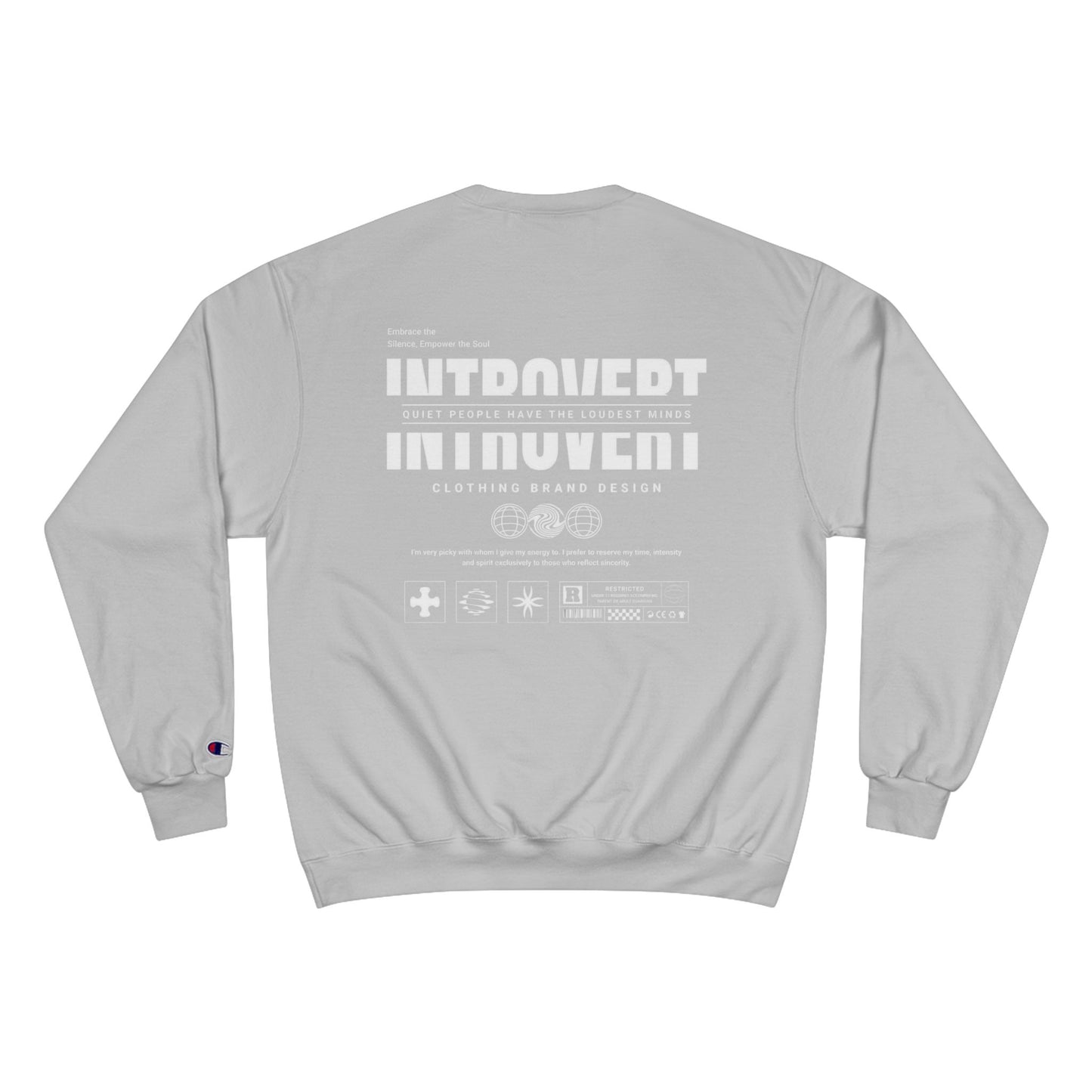 Introvert Champion Sweatshirt - Cozy & Motivational Gear for Quiet Souls