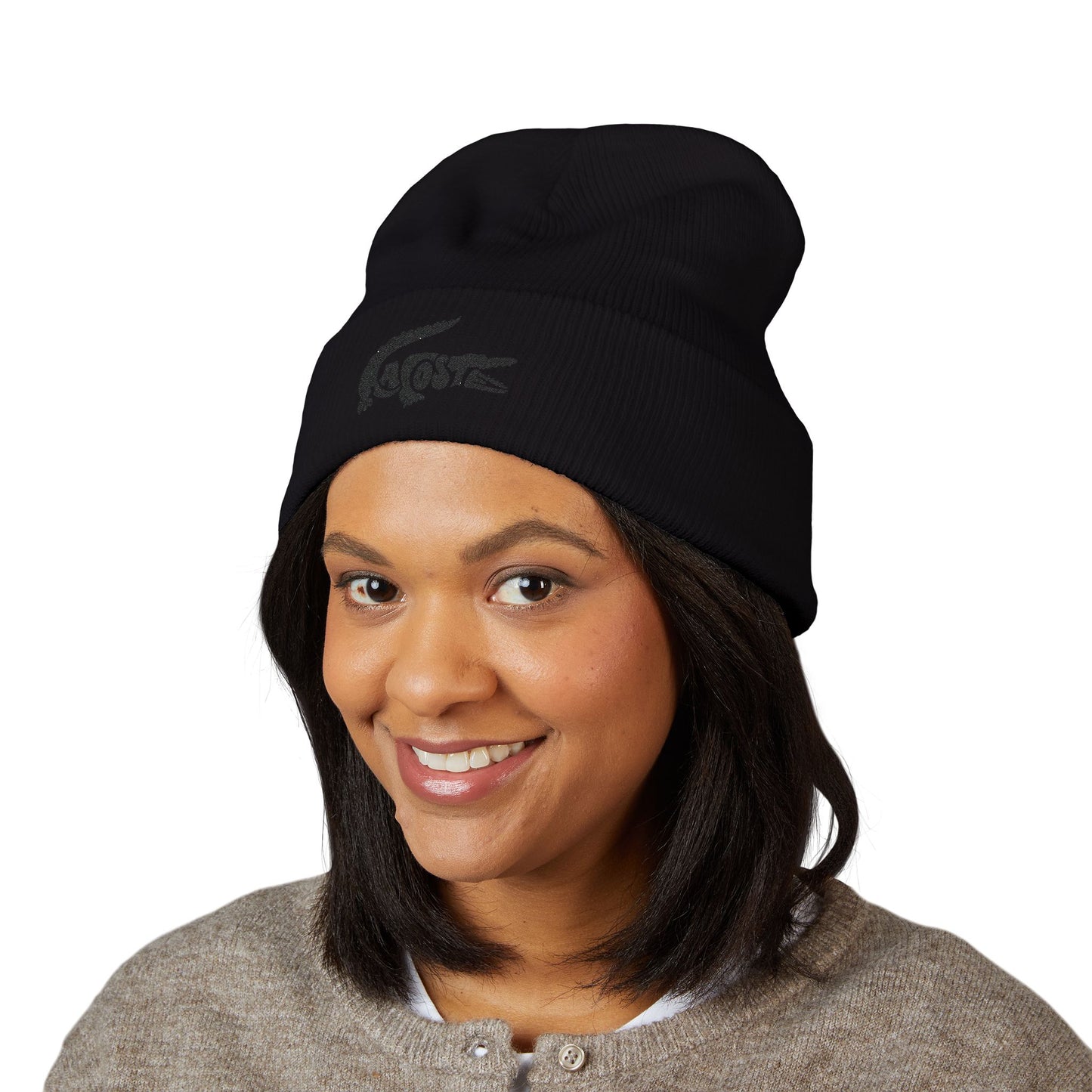 Stylish Embroidered Classic Cuffed Beanie - Winter Accessory for All
