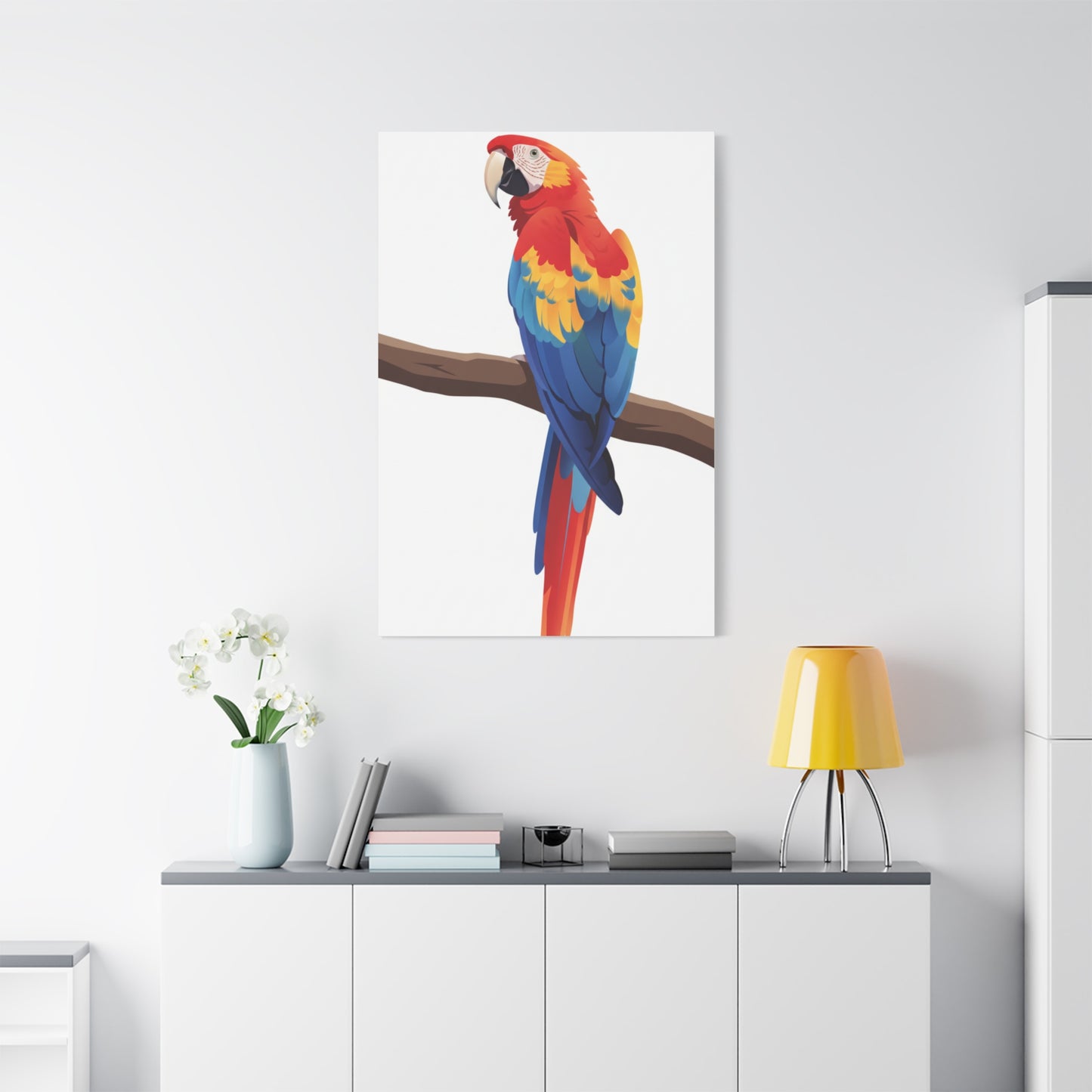 Parrot Matte Canvas, Stretched, 1.25"