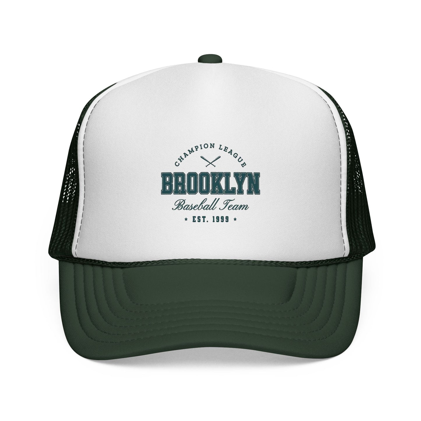 Brooklyn Baseball Trucker Cap - Vintage Style Adjustable Hat