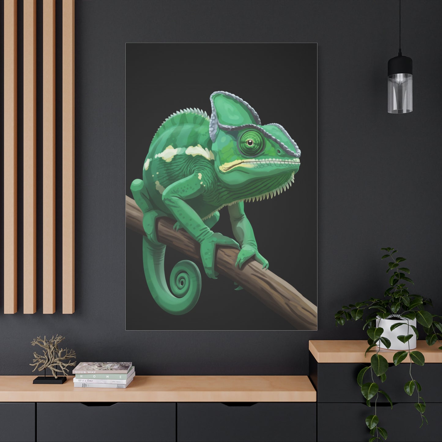 Chameleon Matte Canvas, Stretched, 1.25"