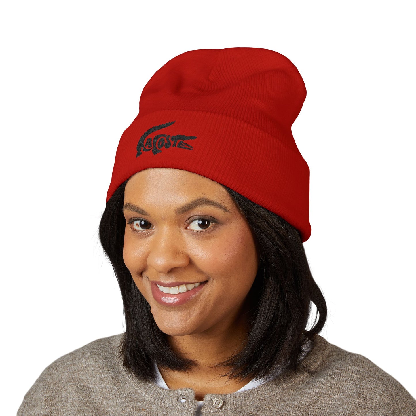 Stylish Embroidered Classic Cuffed Beanie - Winter Accessory for All