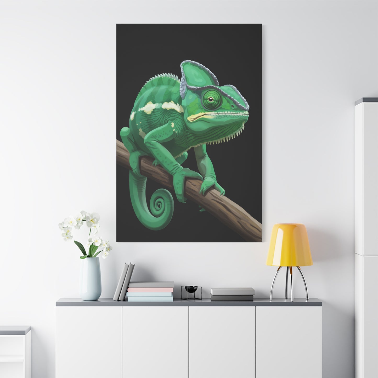 Chameleon Matte Canvas, Stretched, 1.25"