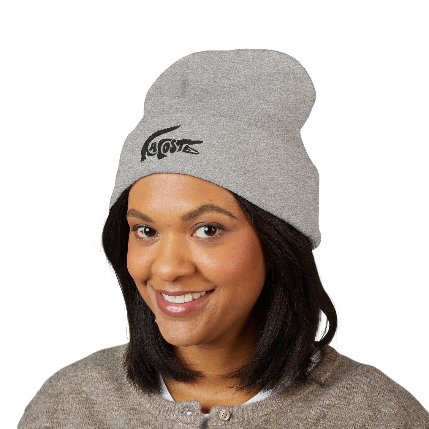 Stylish Embroidered Classic Cuffed Beanie - Winter Accessory for All