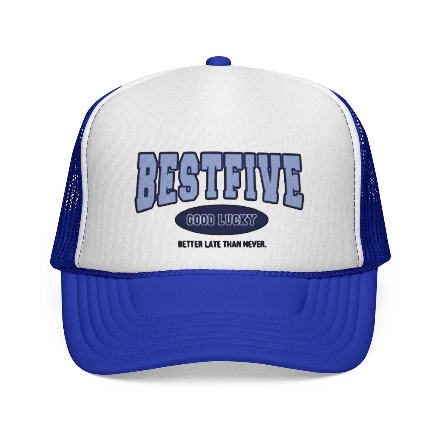 Retro Trucker Cap - BESTFIVE: Good Luck, Better Late Than Never