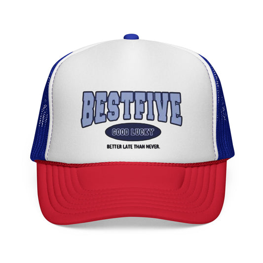 Retro Trucker Cap - BESTFIVE: Good Luck, Better Late Than Never