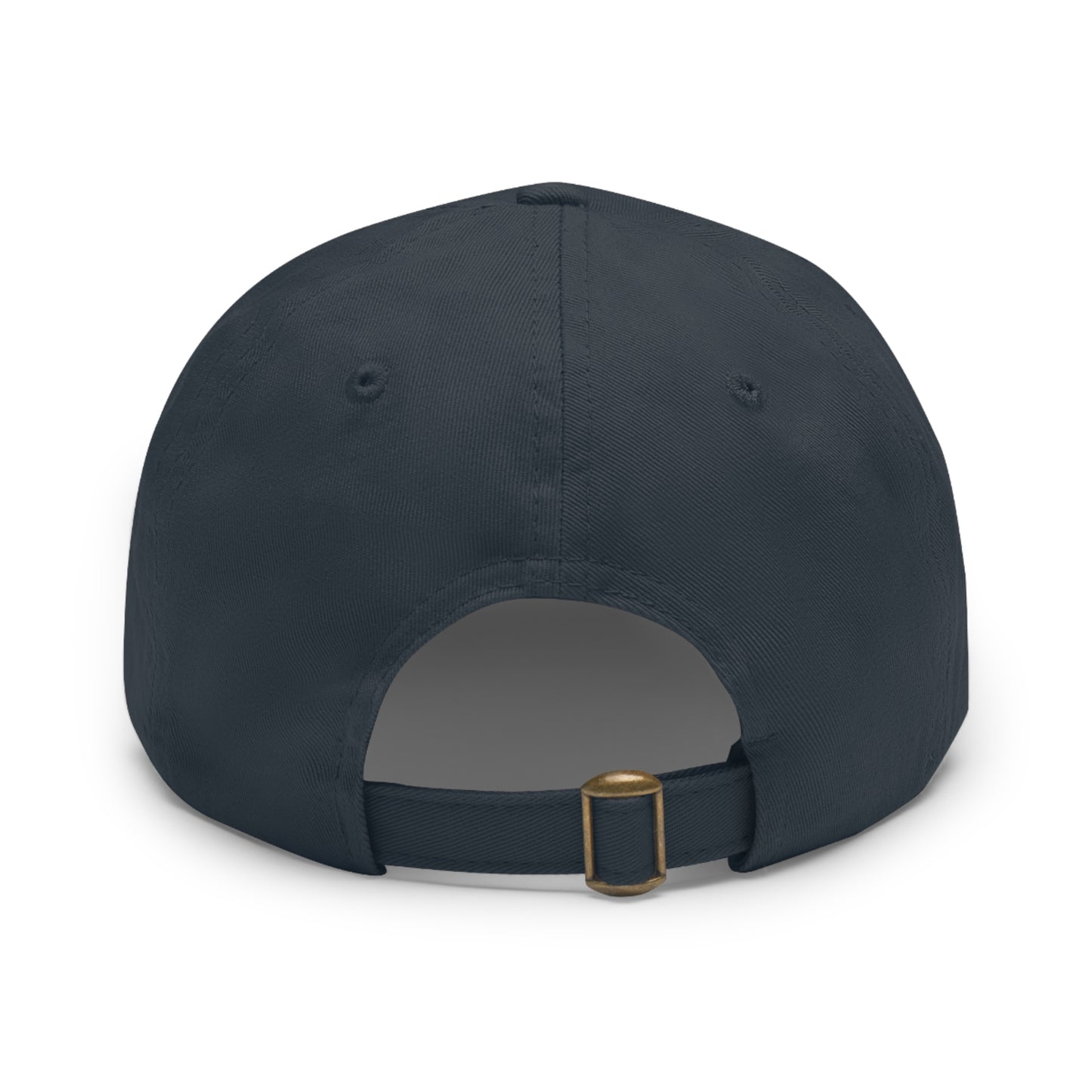 Stylish Dad Hat with Leather Patch - Clear Vision