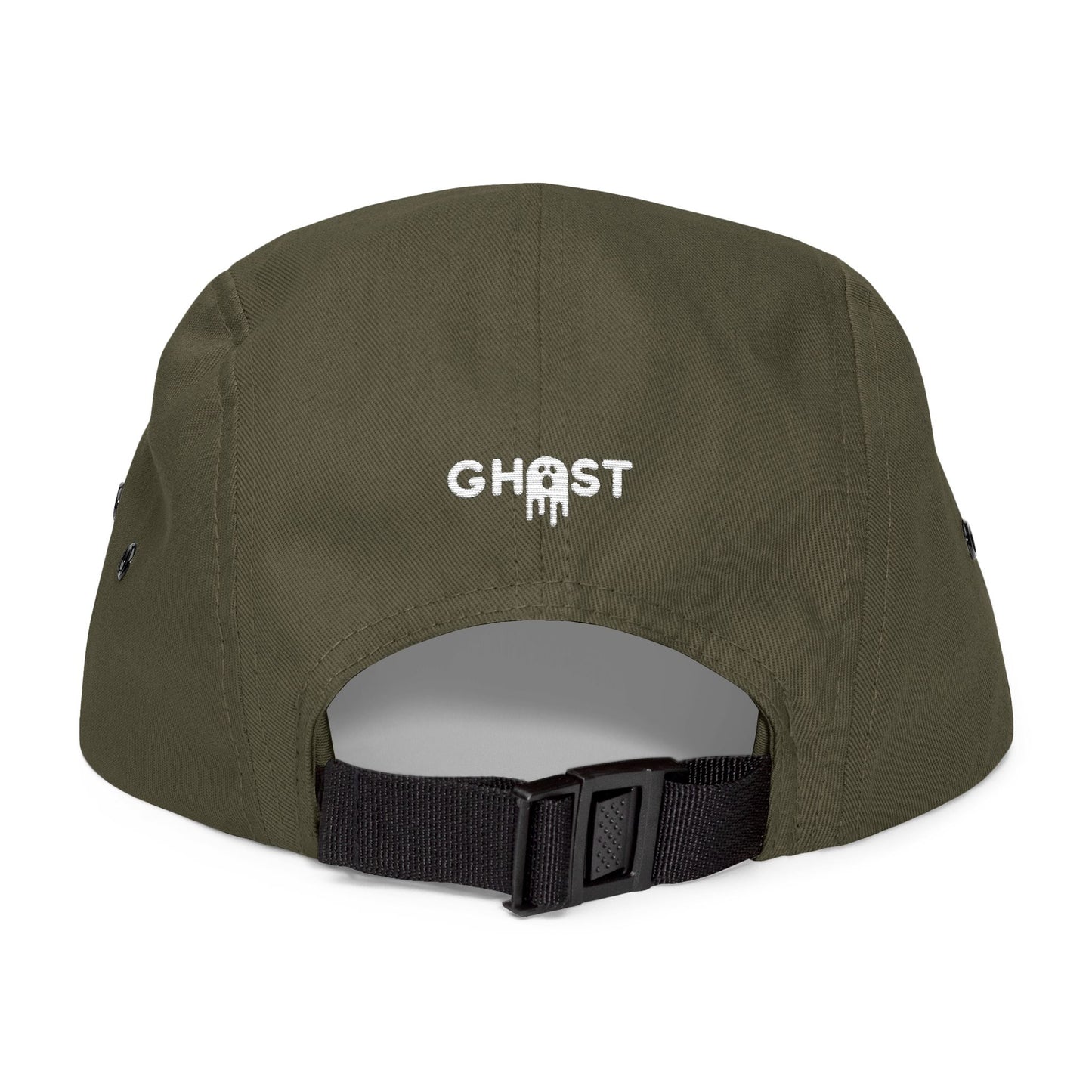 Ghost Embroidered 5 Panel Cap - Urban Style Hat for Trendsetters