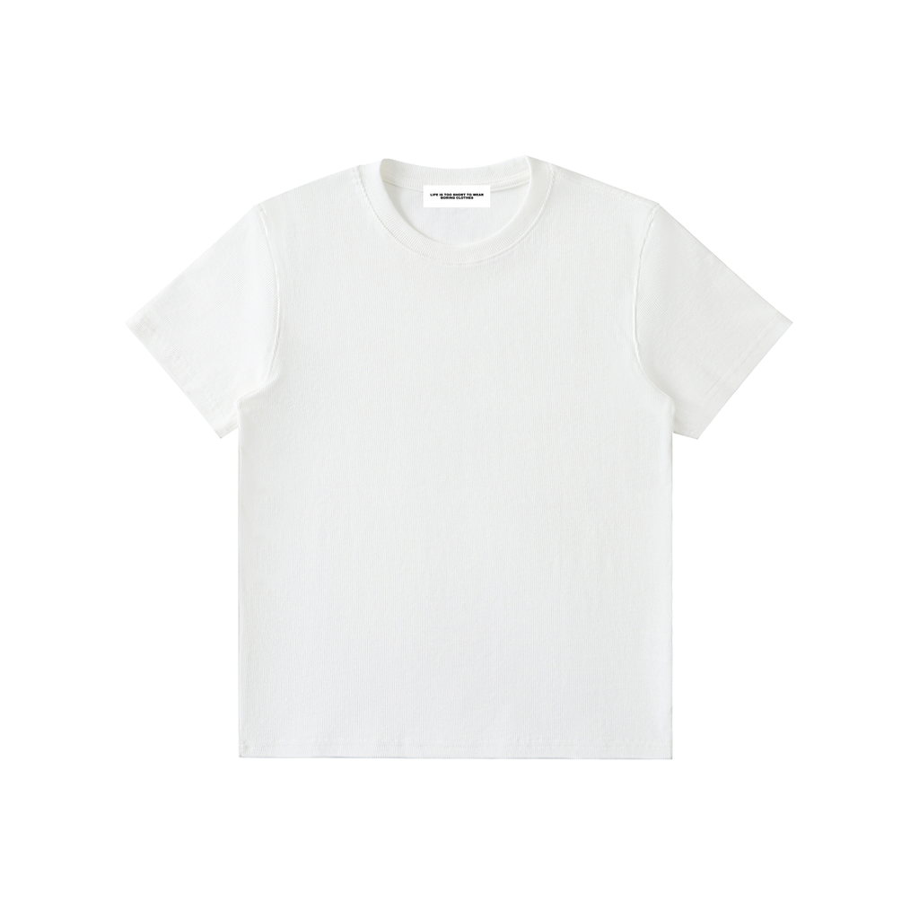 Men's Bodycon Ribbed Crop Top