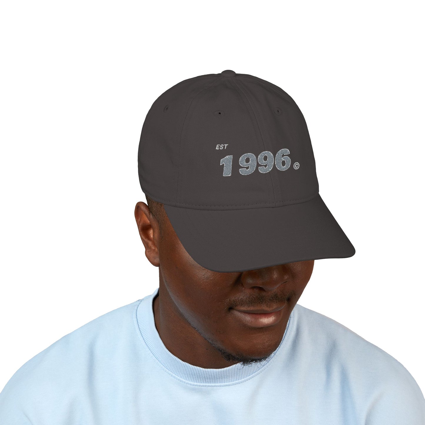 Embroidered 1996 Organic Baseball Cap