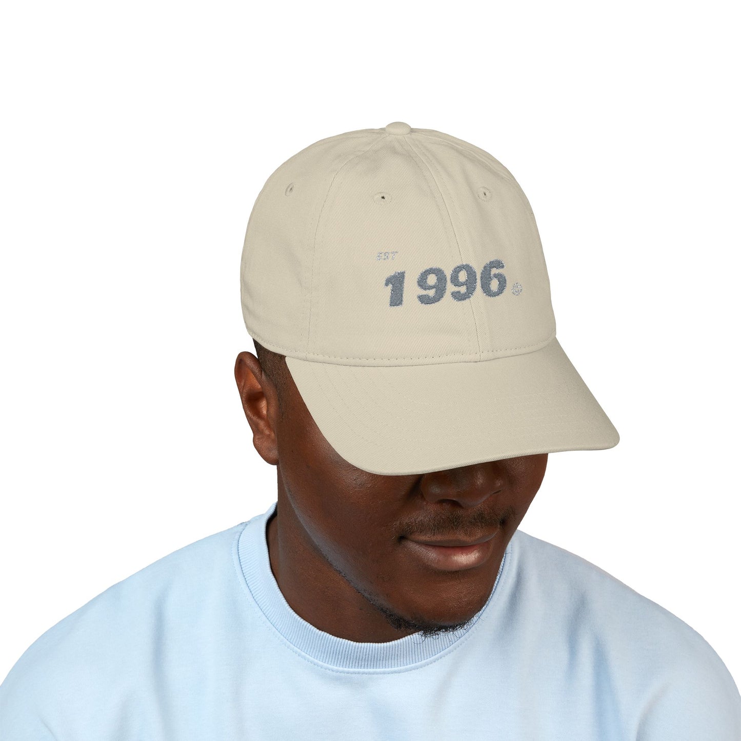 Embroidered 1996 Organic Baseball Cap
