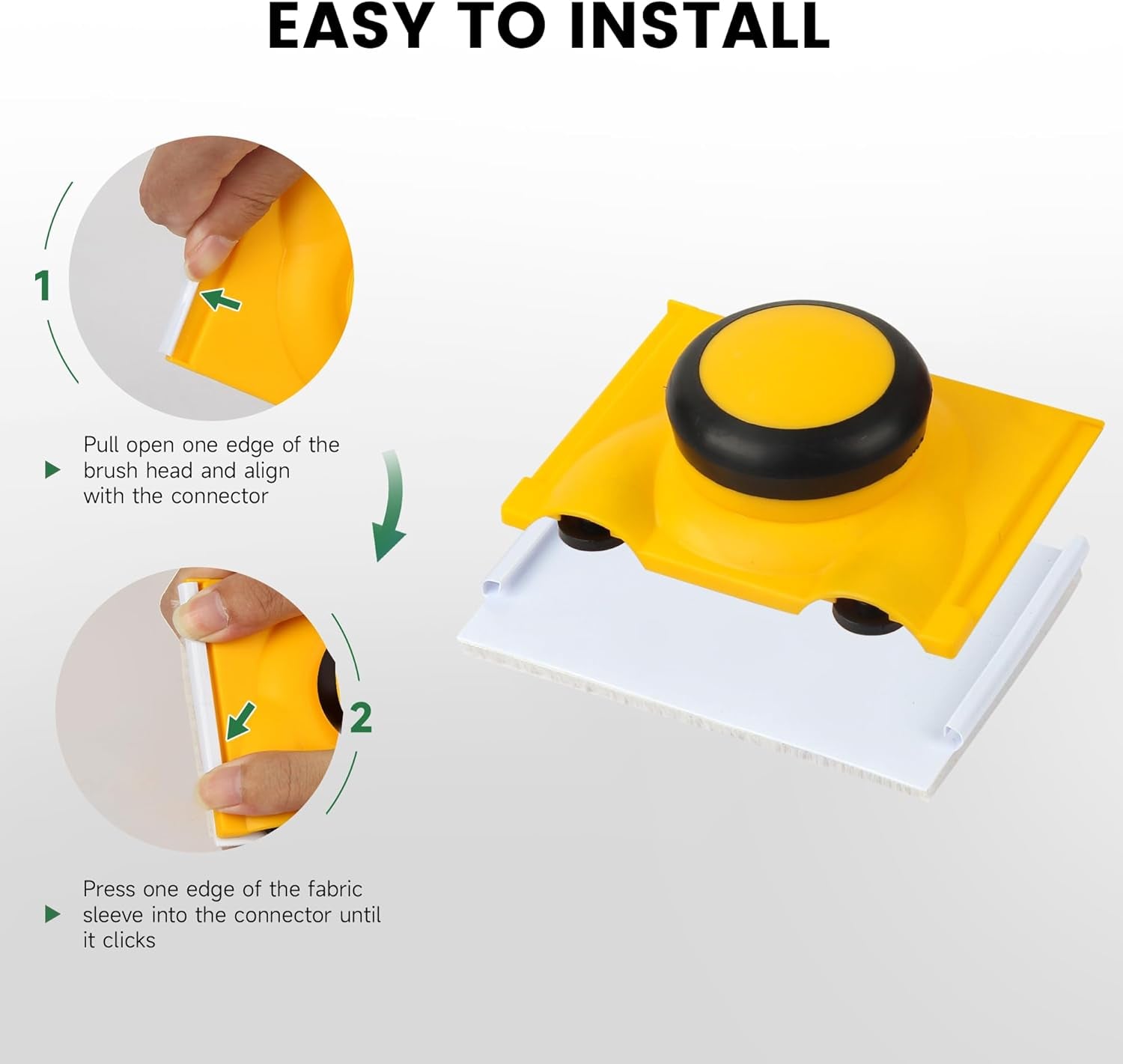 Paint Edger with 5Pcs Replace Pads, Paint Pad, Edge Painting Tool for Wall Paint Pad Applicator for Ceilings Corner Edges Painter Trim Painting Supplies Trimmer