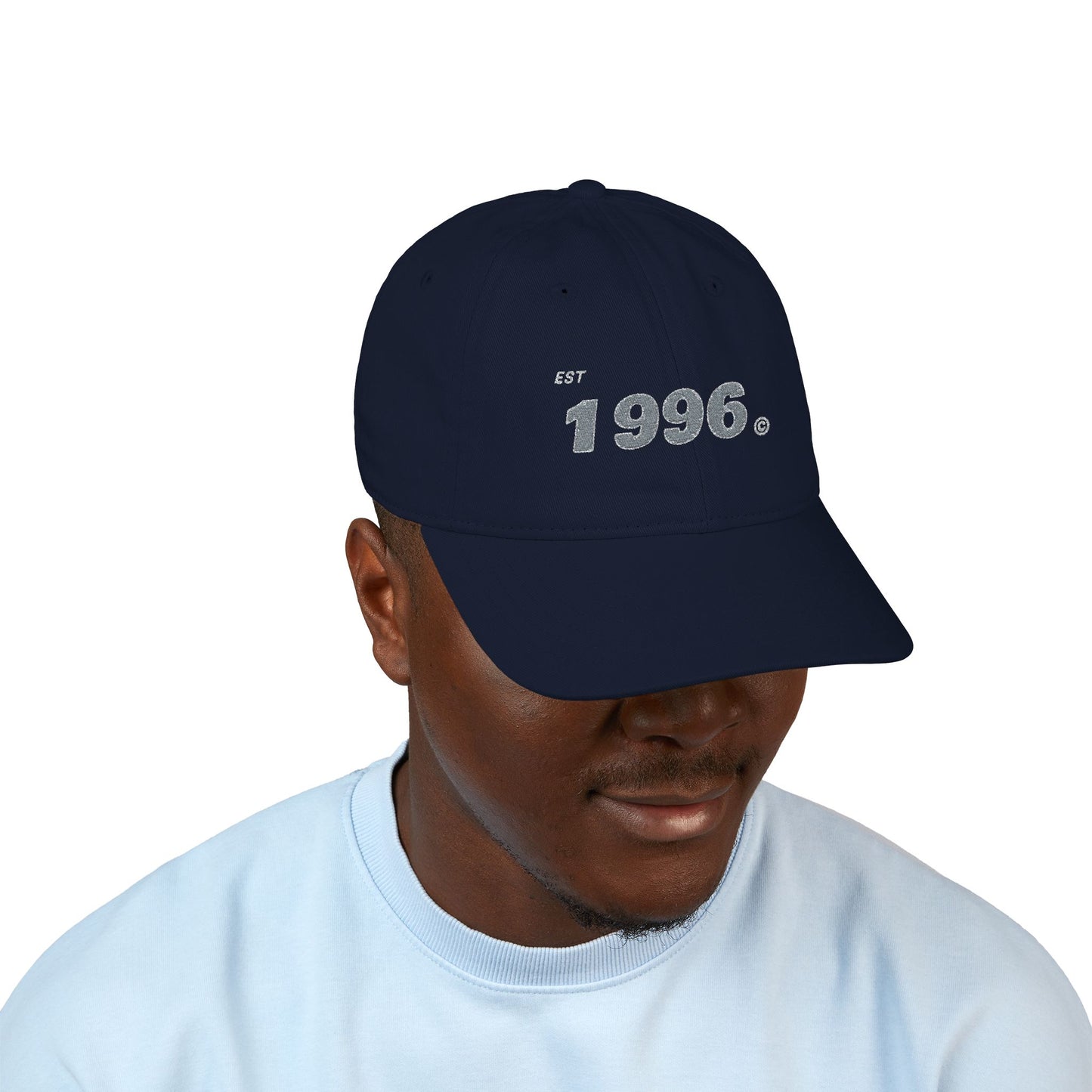 Embroidered 1996 Organic Baseball Cap