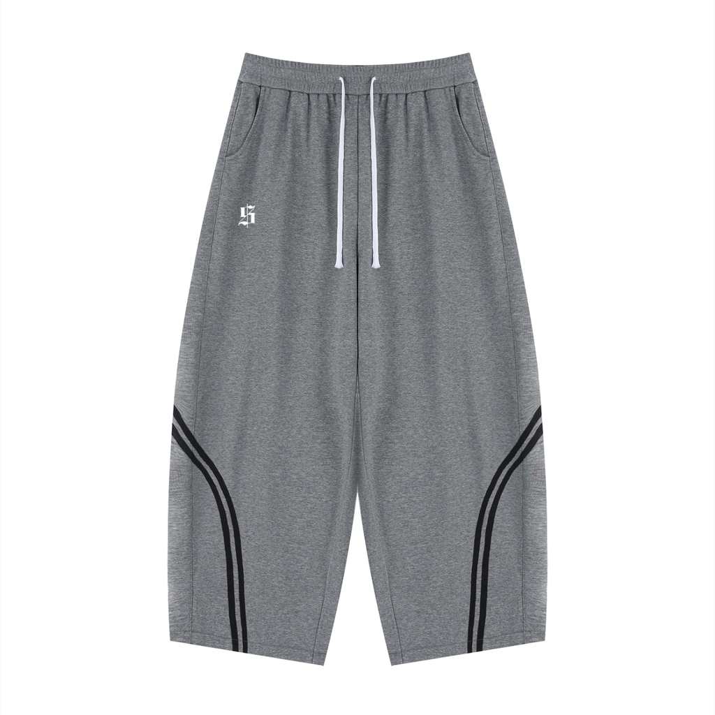 Unisex Wide Leg Piping Sweatpants