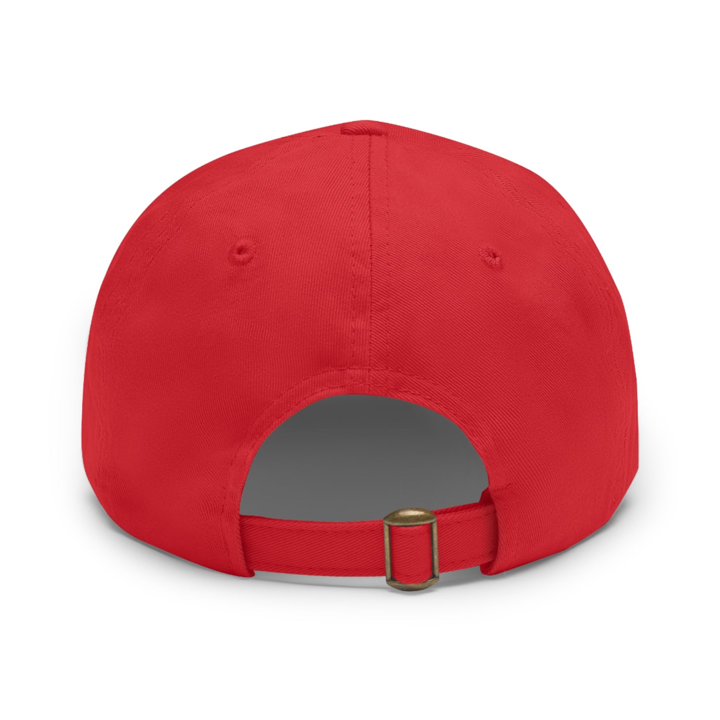 Stylish Dad Hat with Leather Patch - Clear Vision