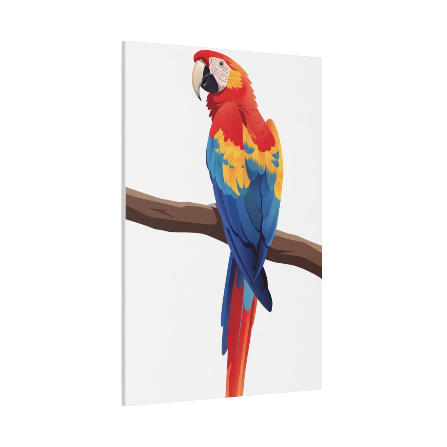Parrot Matte Canvas, Stretched, 1.25"