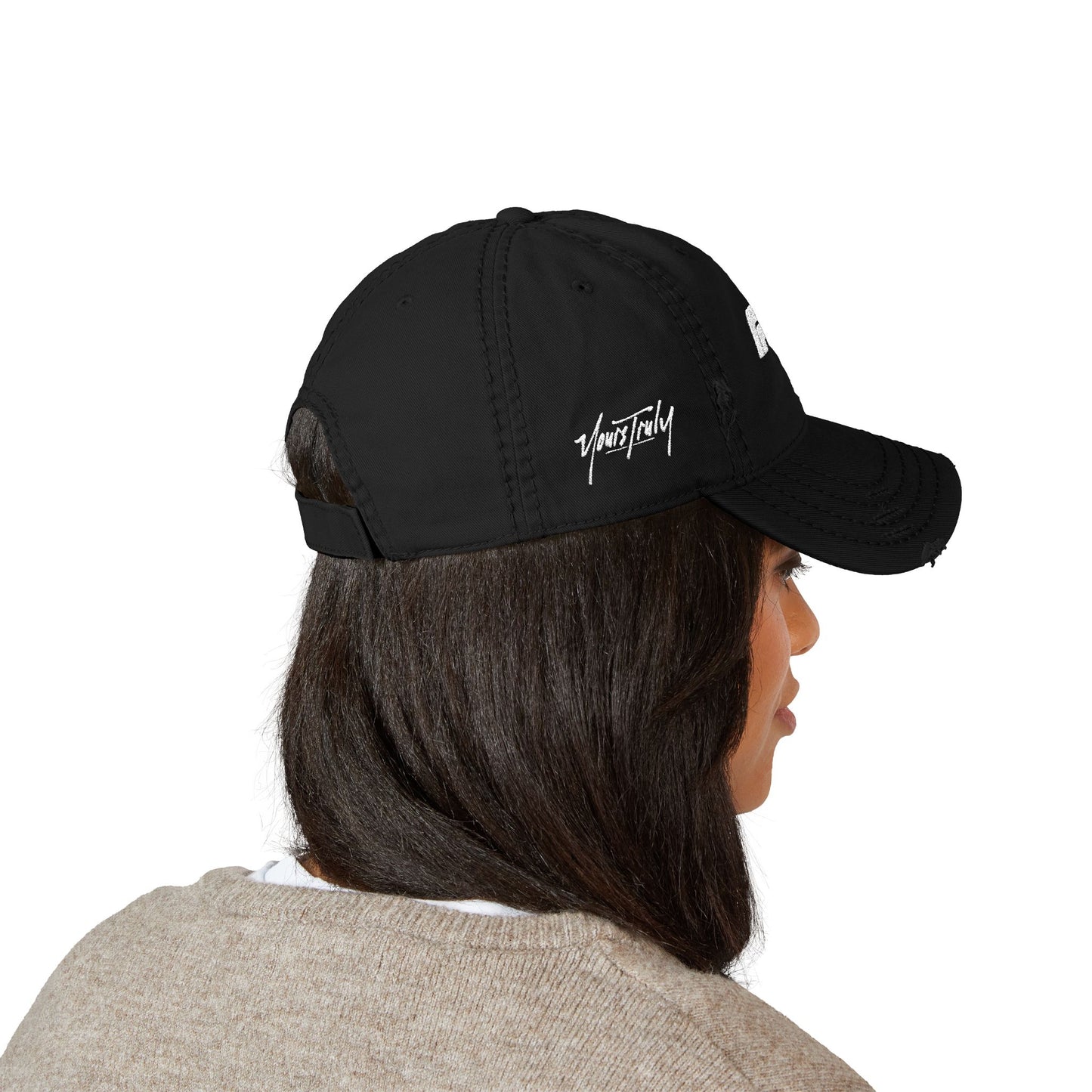 Distressed Dad Hat with F1 Embroidery – Casual Vintage Cap for Racing Fans
