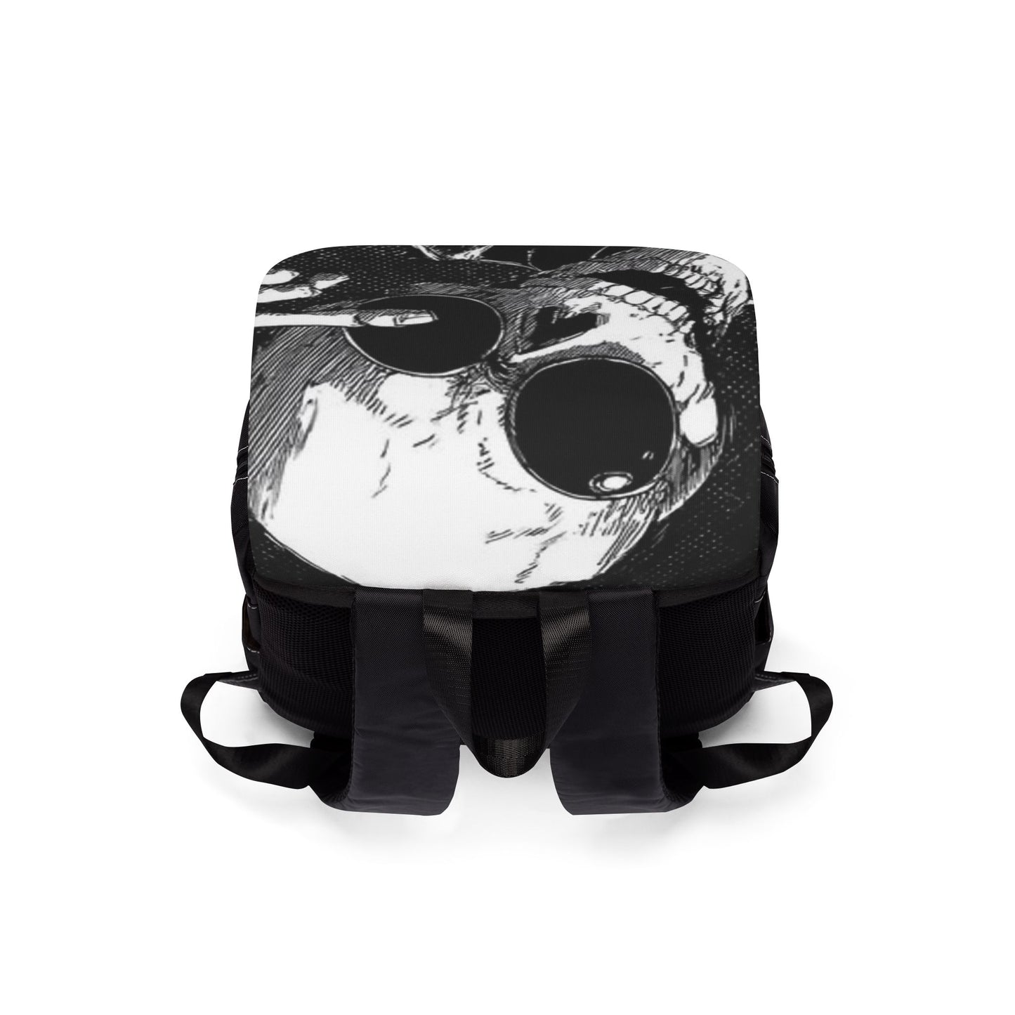 Skull Graphic Unisex Casual Backpack - Stylish & Versatile Daypack