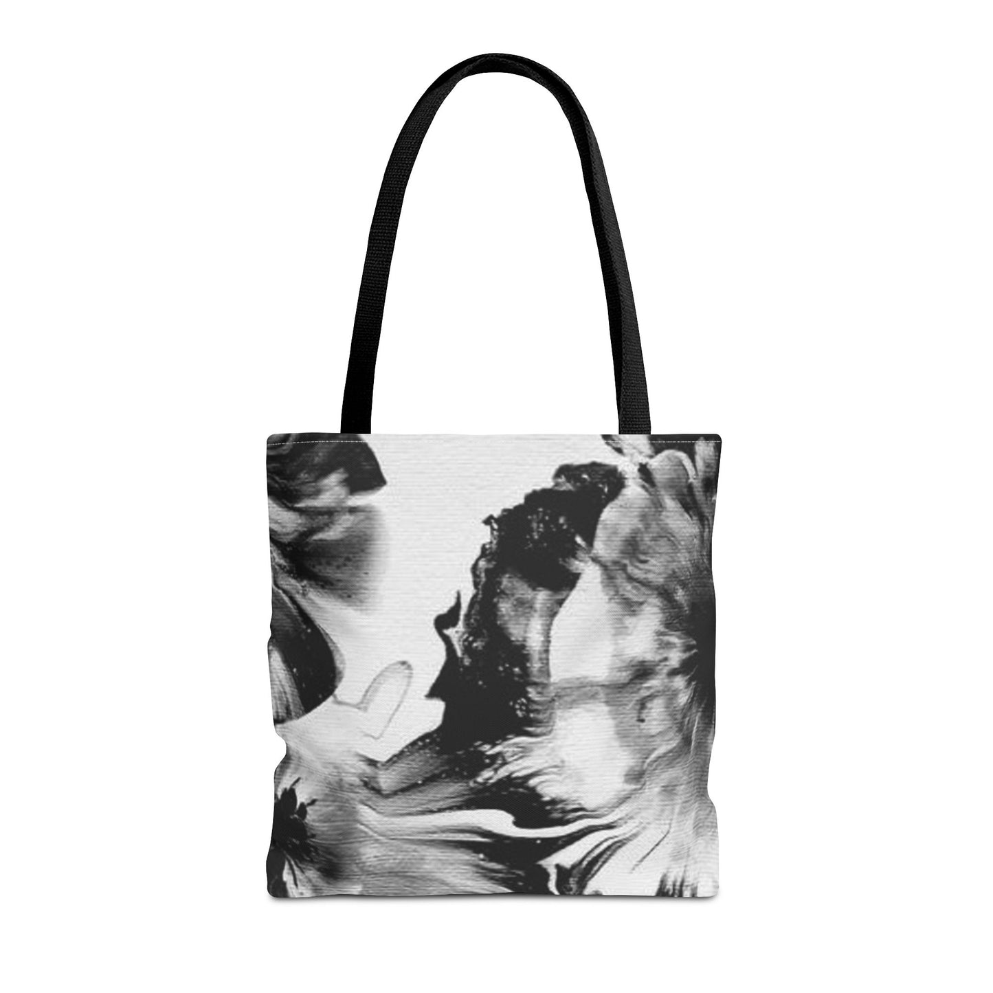 Abstract Floral Tote Bag - Stylish All-Over Print for Everyday Use