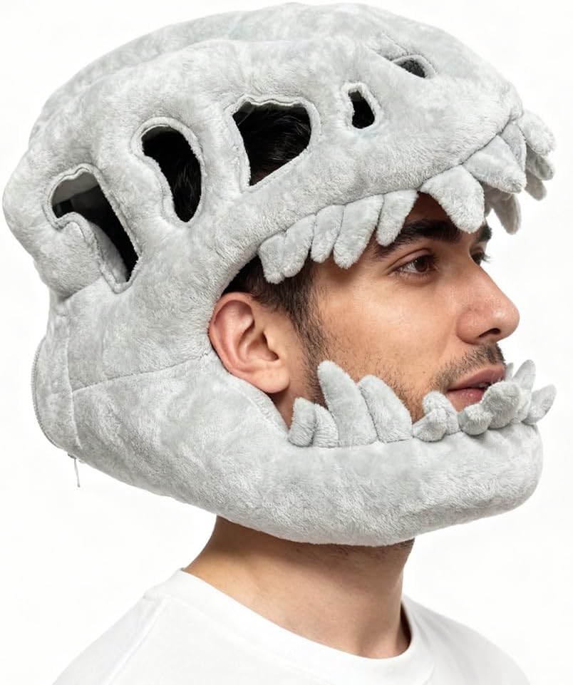 Dinosaur Skeleton Costume Set Funny Skull Dress up Animal Costume Theme Party Halloween Cosplay for Adult