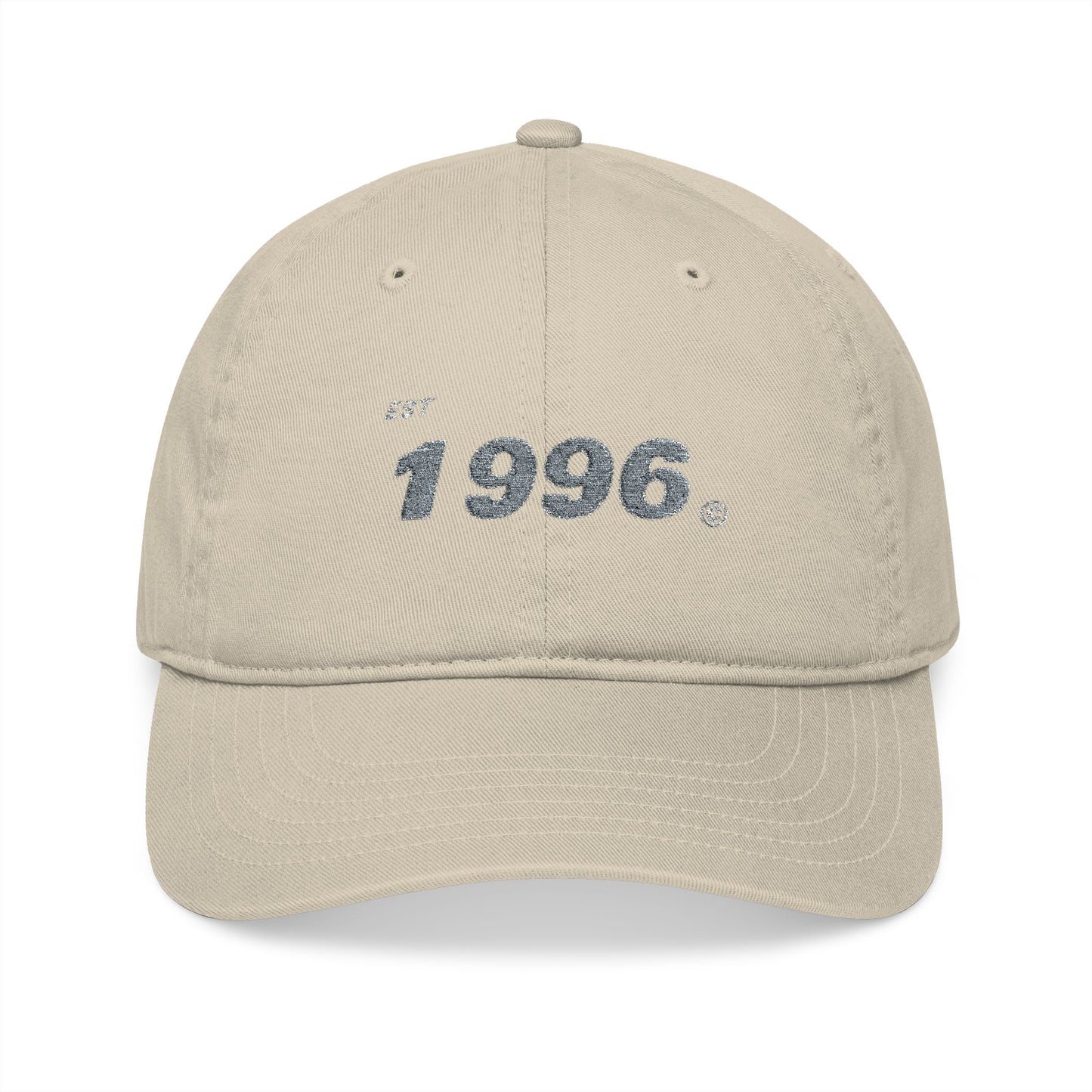 Embroidered 1996 Organic Baseball Cap