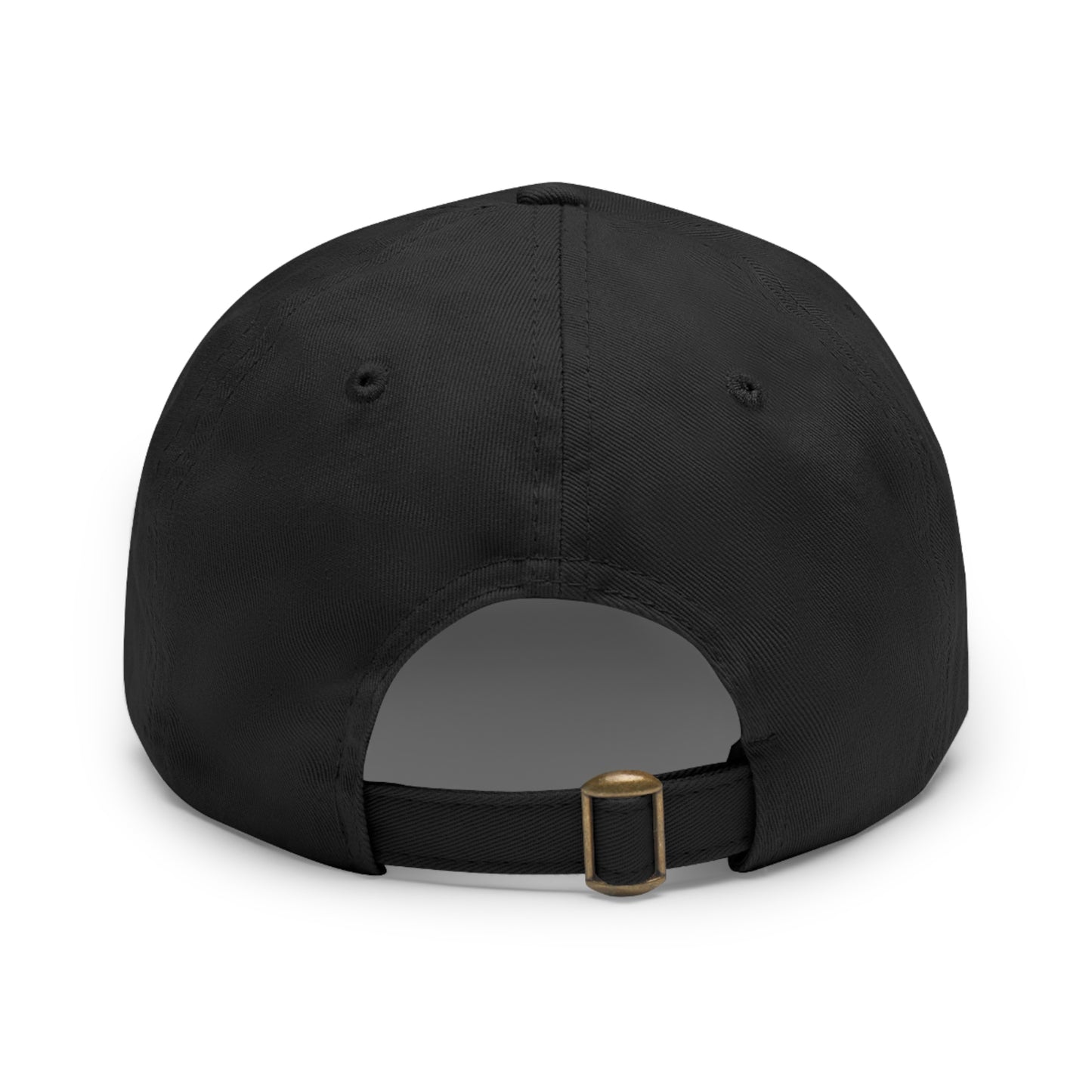 Stylish Dad Hat with Leather Patch - Clear Vision