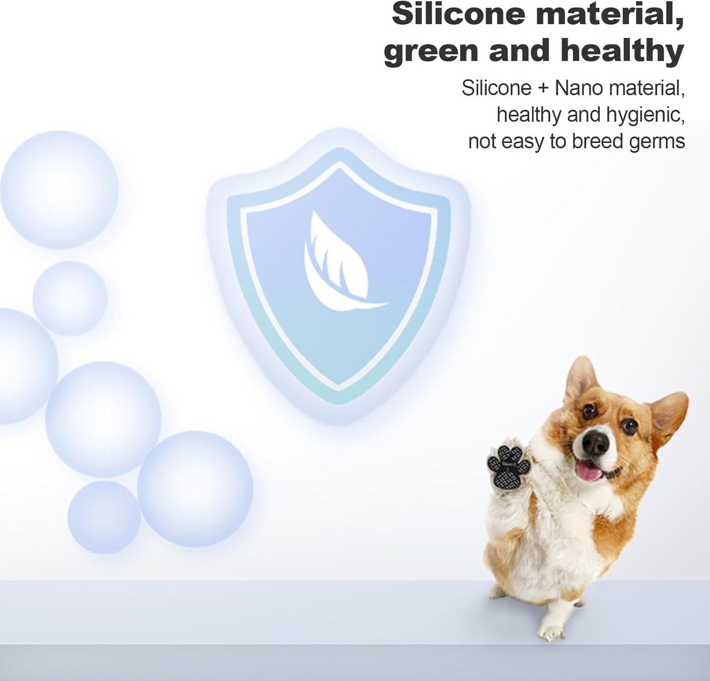 Paw Protection Anti-Slip Handle Prevents Your Dog from Slipping on Hardwood Floors,Perfect for Hot Roads,Disposable Self Adhesive Dog Shoes Boots Socks Replacement 12Pcs (S)