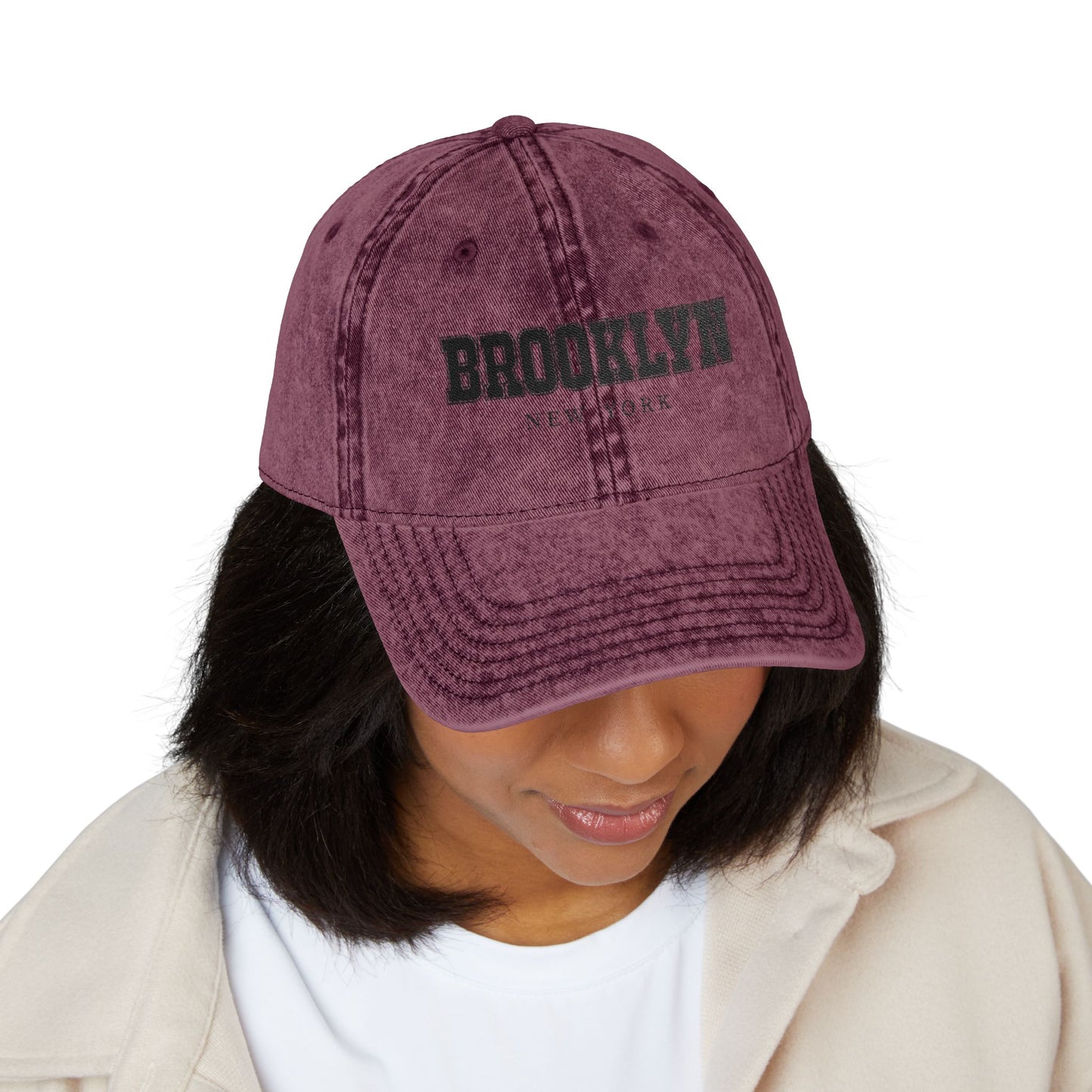 Vintage Brooklyn Embroidered Cap