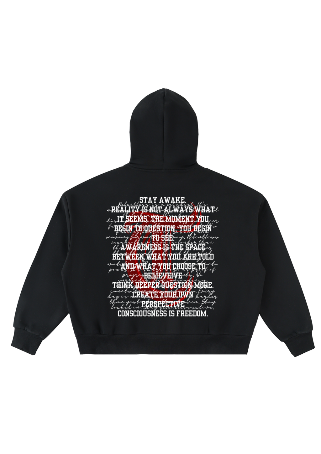 FLEECED FULL-ZIP BOXY HOODIE