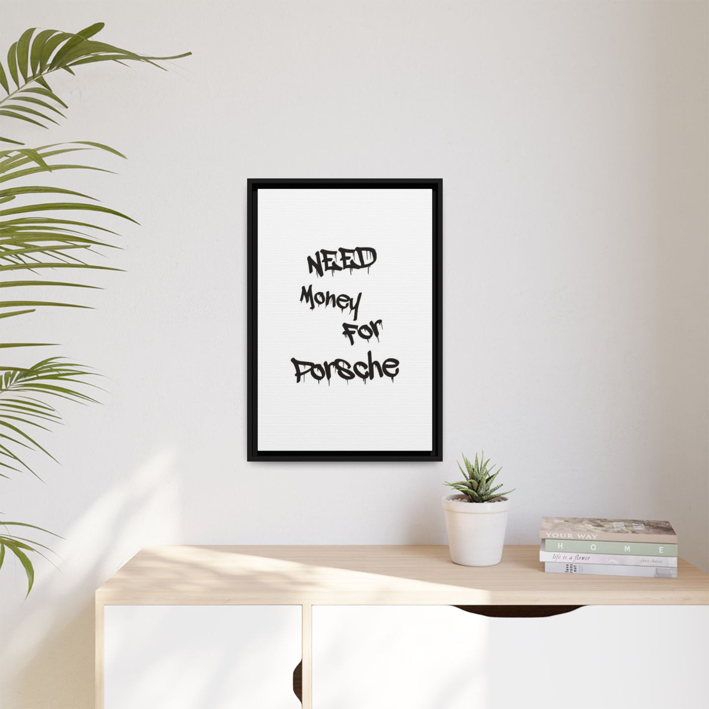 Matte Canvas, Framed (Multi-color)