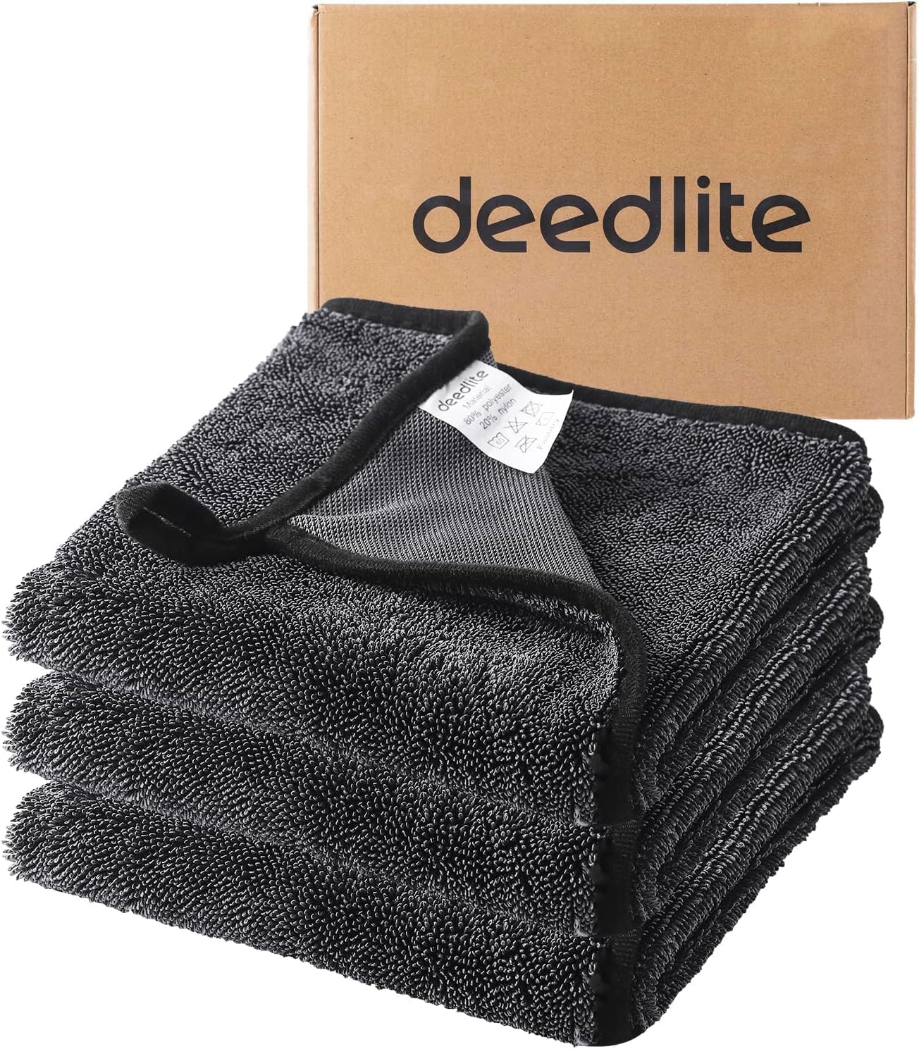 Shiny Bath Wipes Shower Cleaning Cloths, Premium Car Drying Towel | Ultra Absorbent Twisted-Loop Design| Microfiber Towel for Car, Shower Cabin, Household