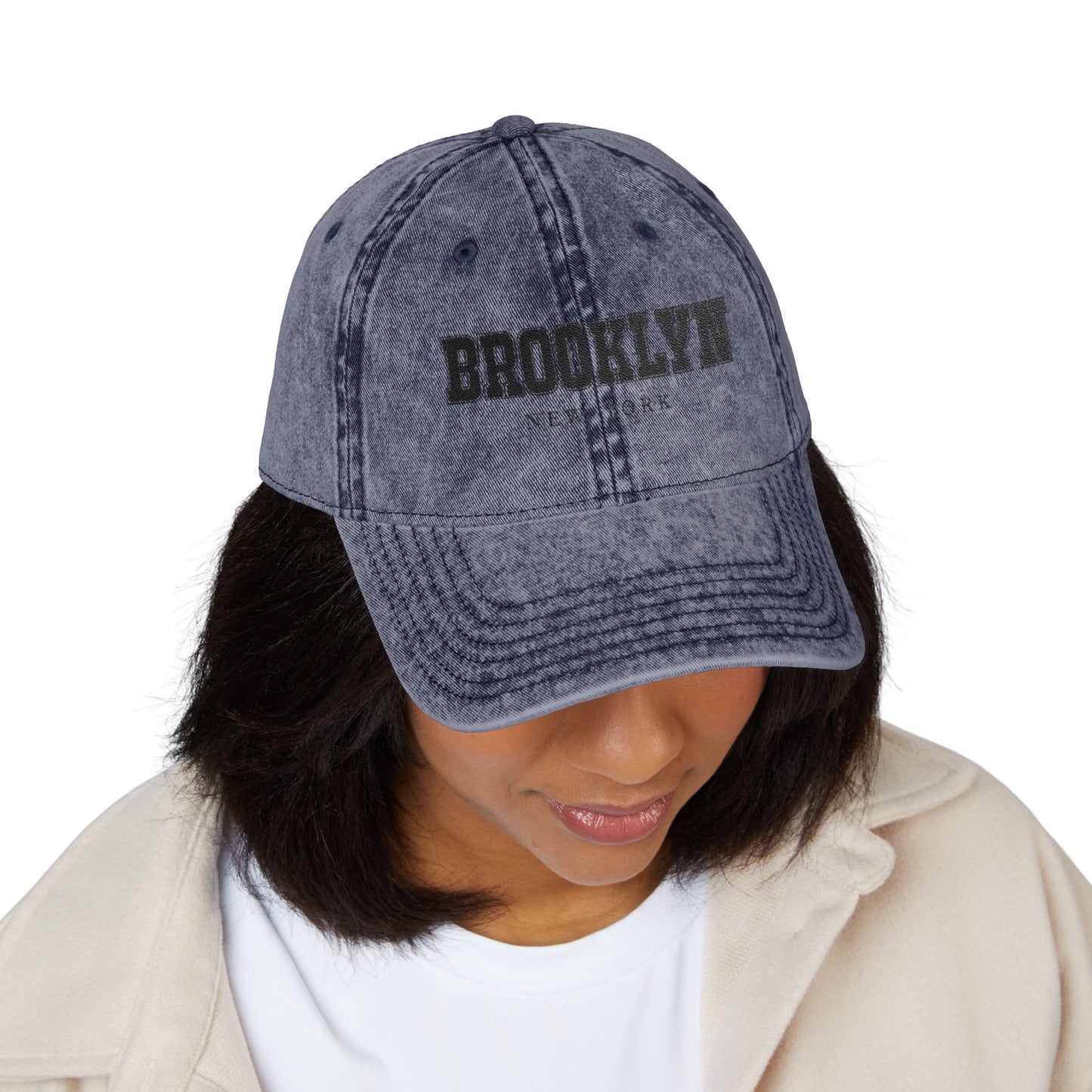 Vintage Brooklyn Embroidered Cap