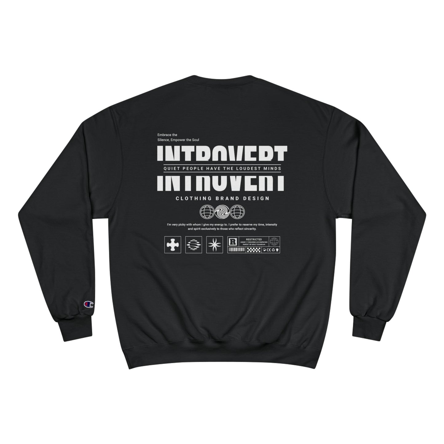 Introvert Champion Sweatshirt - Cozy & Motivational Gear for Quiet Souls