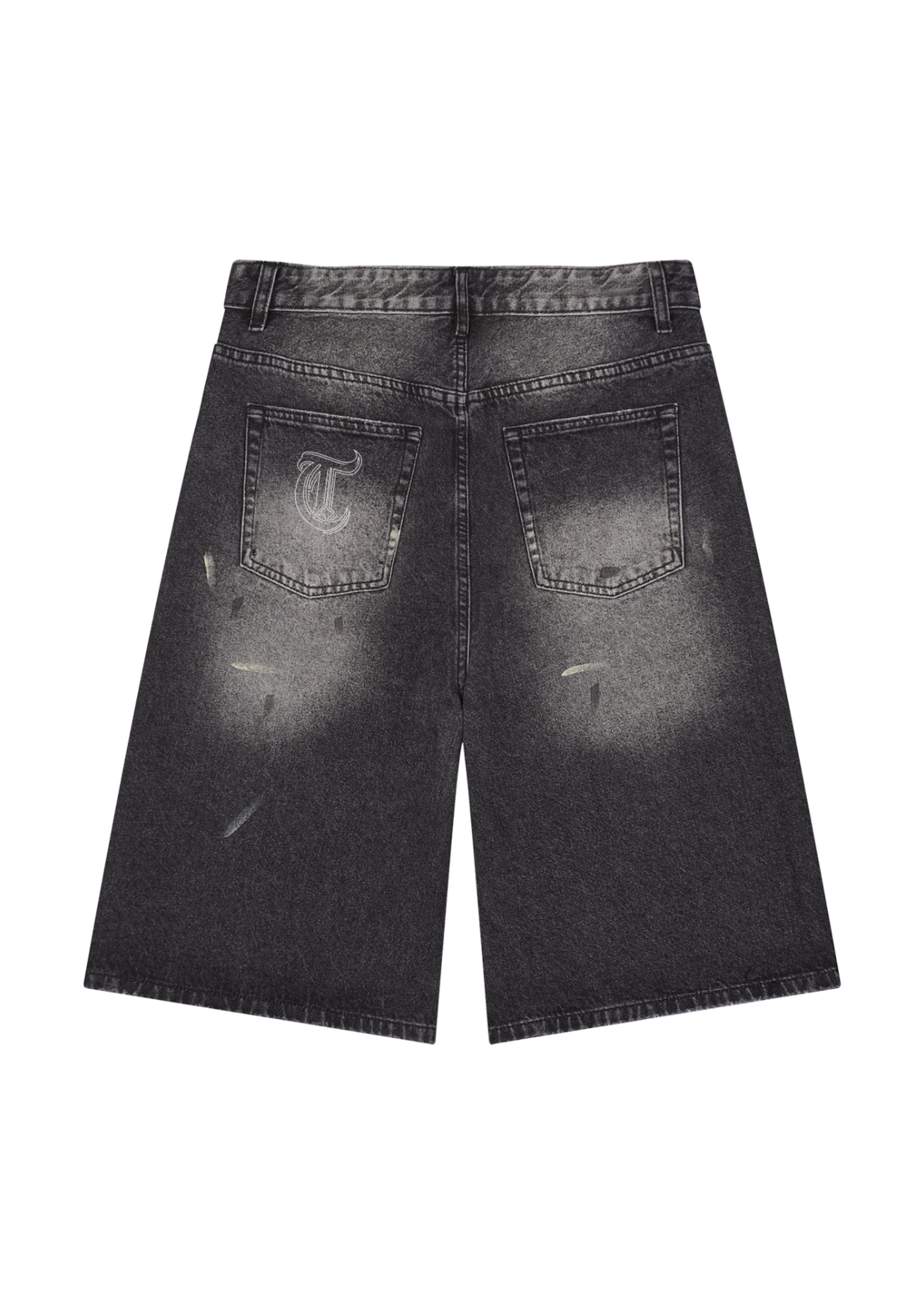 VINTAGE WASH DENIM SHORTS