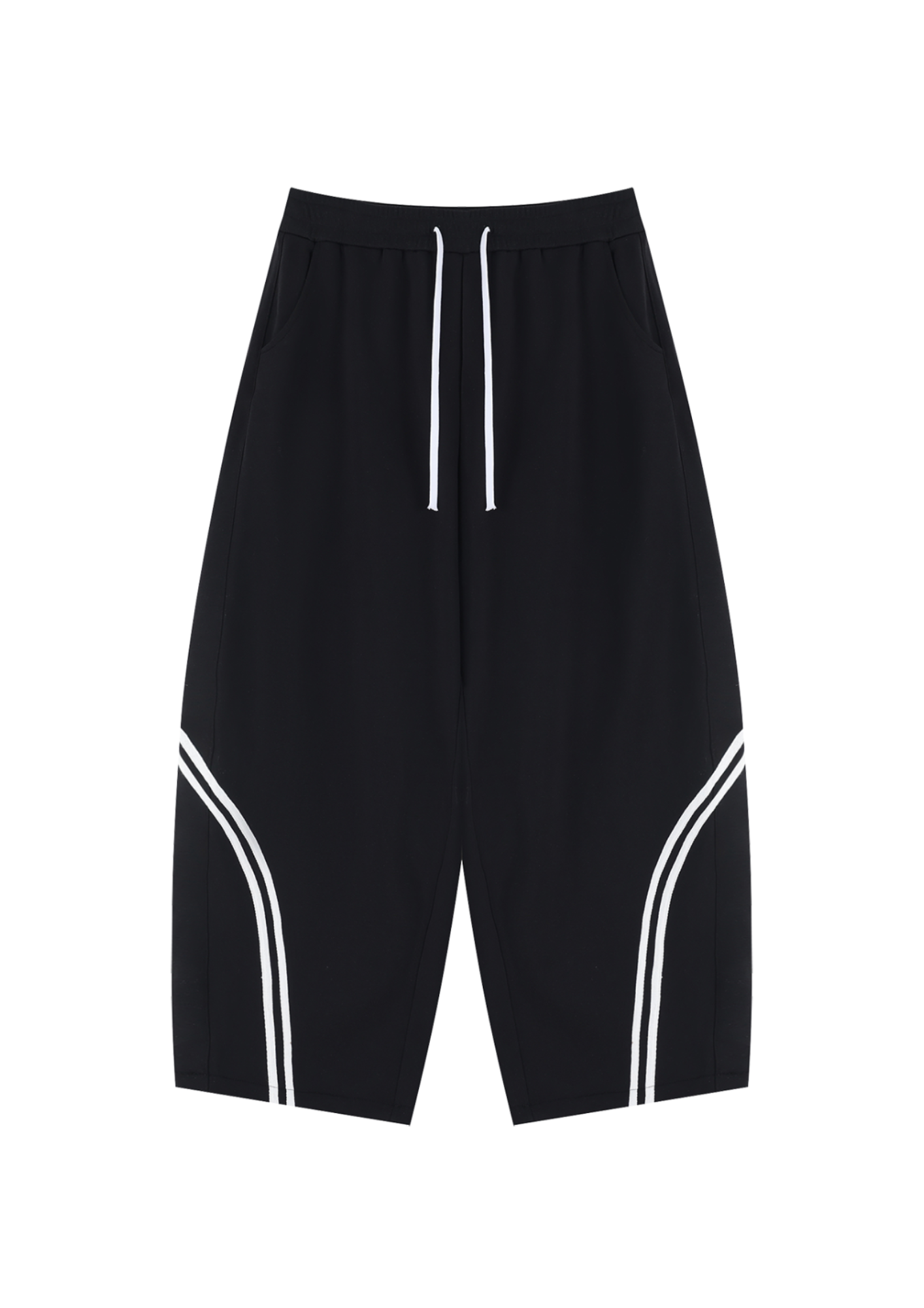 WIDE LEG PIPING SWEATPANTS